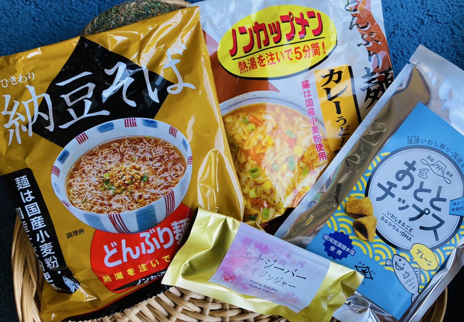 【すこやか夏のおやつ】　どんぶり麺セット　　　　　　　