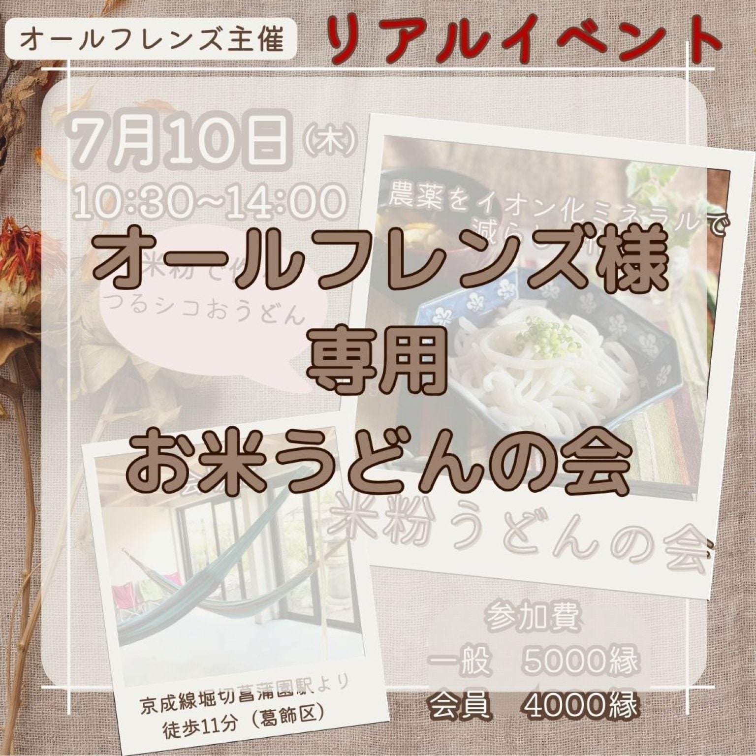 オールフレンズ様専用　米粉うどんの会