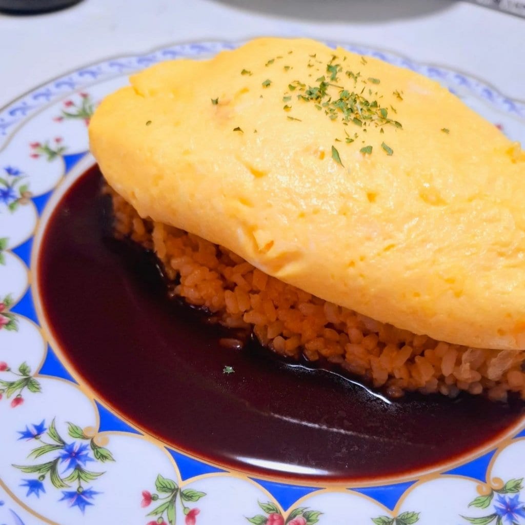 【店頭払い専用ランチ券】オムライス（サラダ・お好きなドリンク付き）