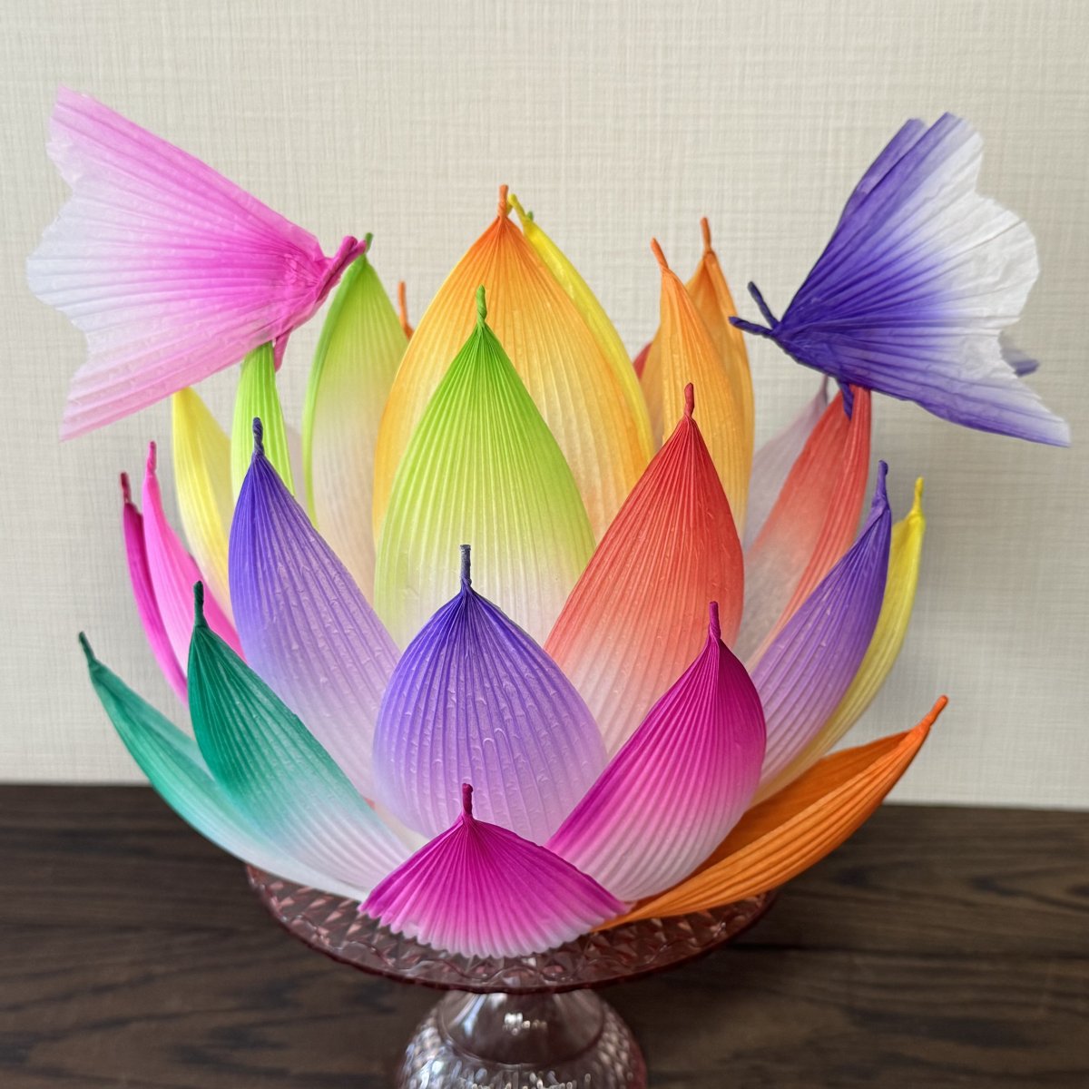 蓮花ランタンワークショップ《120分》HASUIRO「天王寺サロン」で癒しの蓮花づくり!!