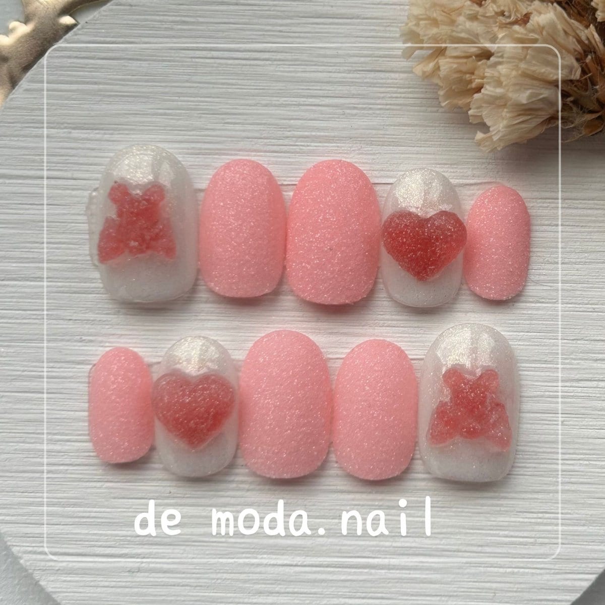 m*nl♡ページ オーダー ネイルチップ 着脱自由、だから“今”を楽しめる。