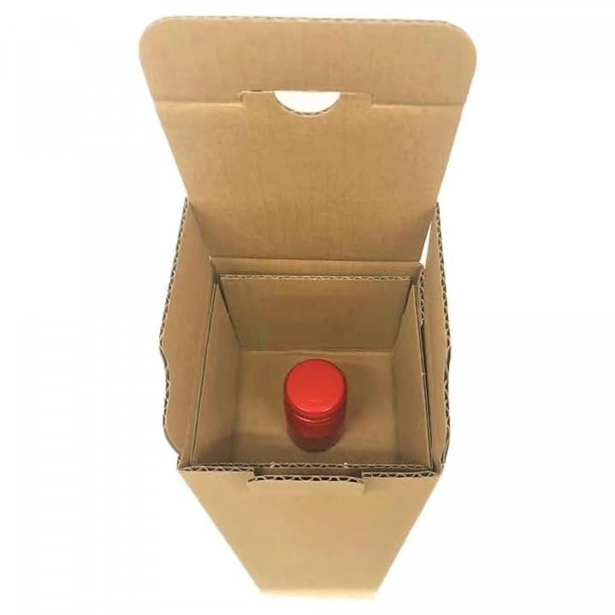 タチバナ産業 段ボール製 ワイン用ケース 10枚セット ビール 日本酒 酒 メルカリ ビン ダンボール 発送 配送 梱包 保管 通販 ワイン１本入用（縦型）