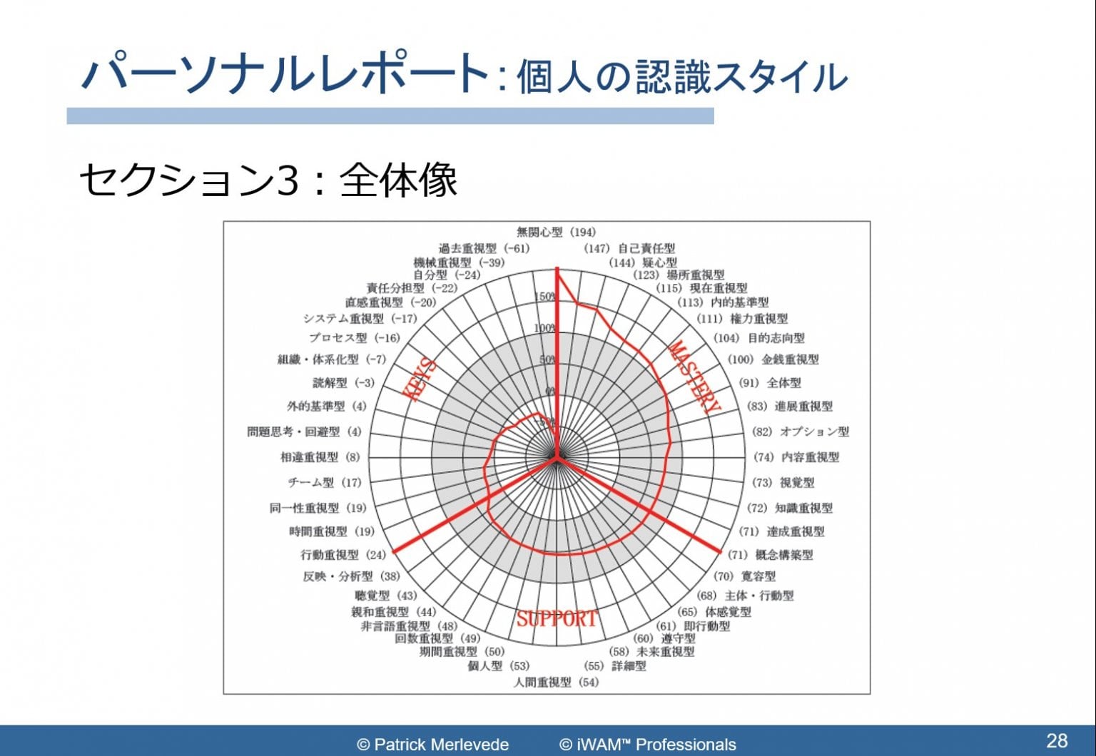 iWAM診断テスト(パーソナルレポート)