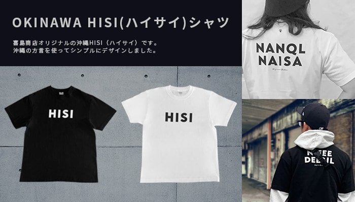 うのにもお得な情報満載！ HISI（はいさい）-Tシャツ NANQLNAISA（なんくるないさー 裏 トップス