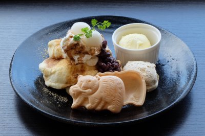 ほうじ茶クリームと土倉もなか