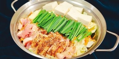 炙り鶏のゆず胡椒鍋