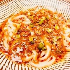 マーボー麺(ちゃんぽん麺又はうどん麺)