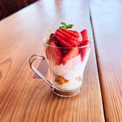 いちごのプチパフェ