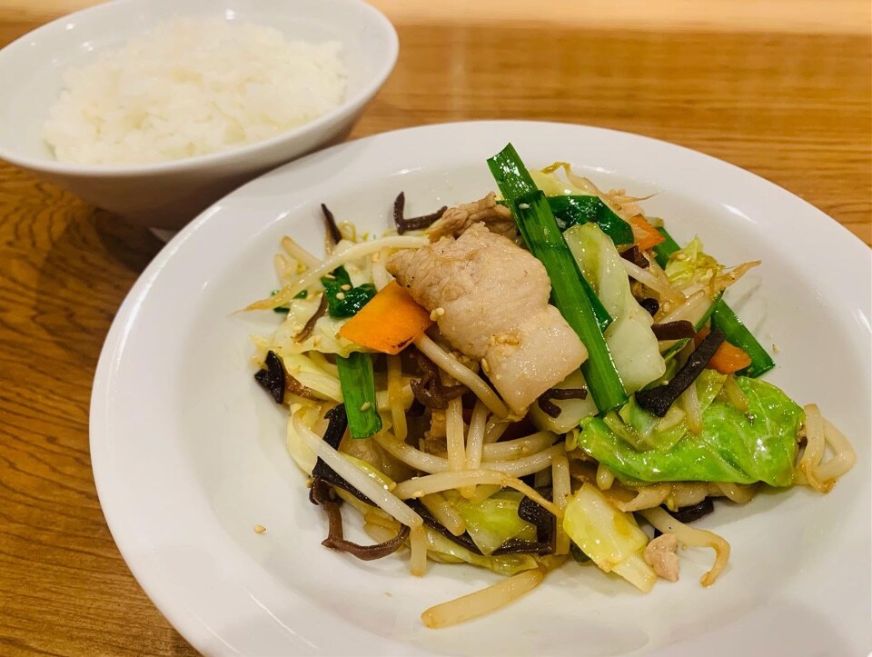 プチ野菜炒め定食
