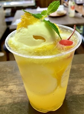 はっさくとレモンのビタミンソーダ