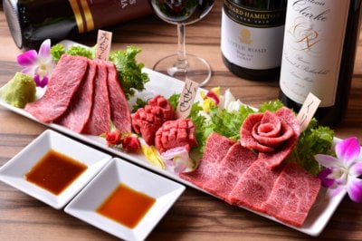 赤身3点盛り合わせ - おまかせ希少部位（赤身）3点 -