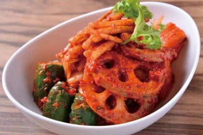 本日のキムチの盛り合わせ