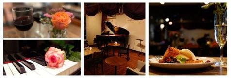 港区赤坂にあるグランドピアノのあるイベントスペース