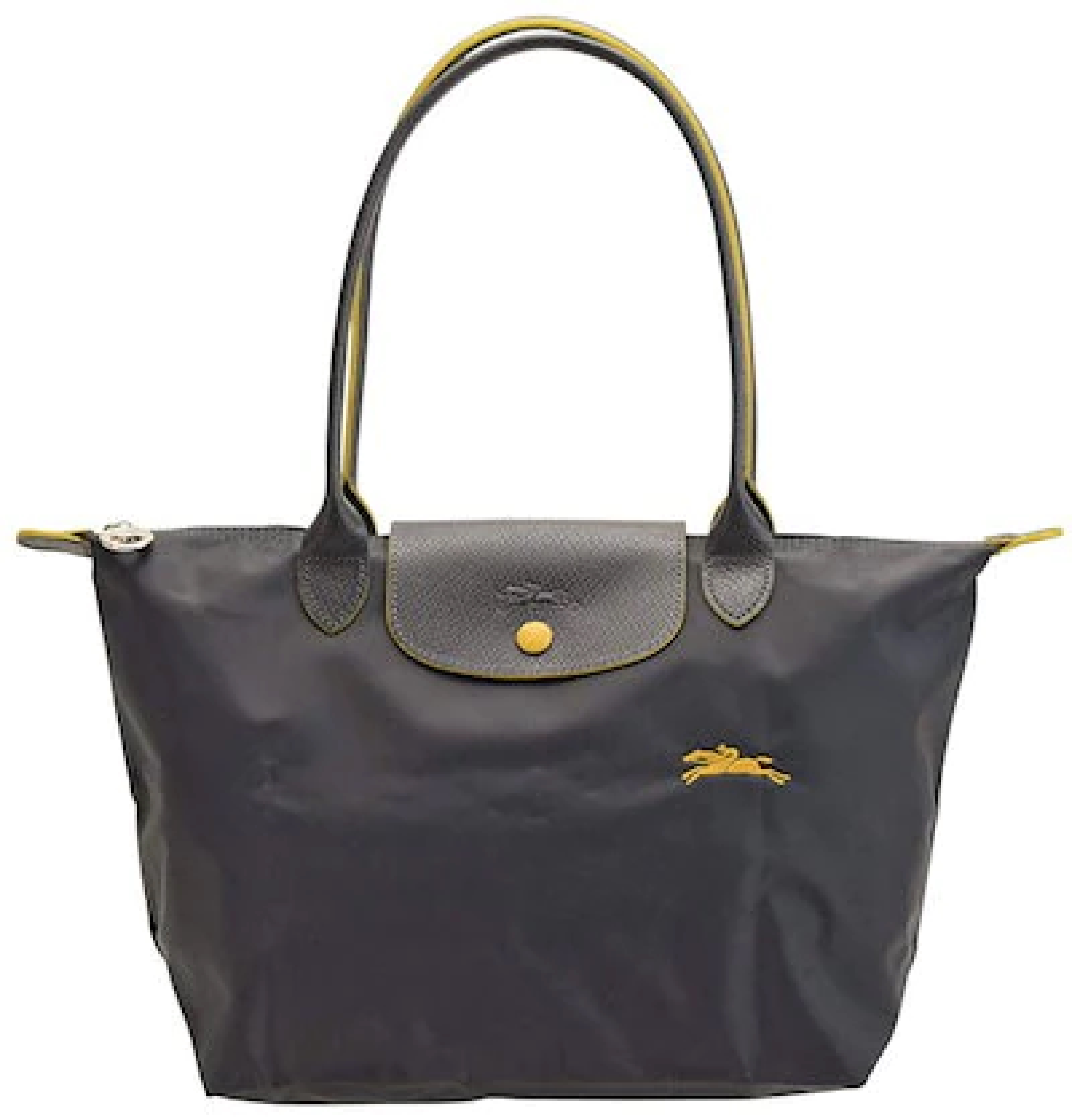 【美品】LONGCHAMP ルプリアージュ クラブ トートバッグ 折り畳み 黒 LONGCHAMP ロンシャン バッグ ルプリアージュ M 折りたたみ