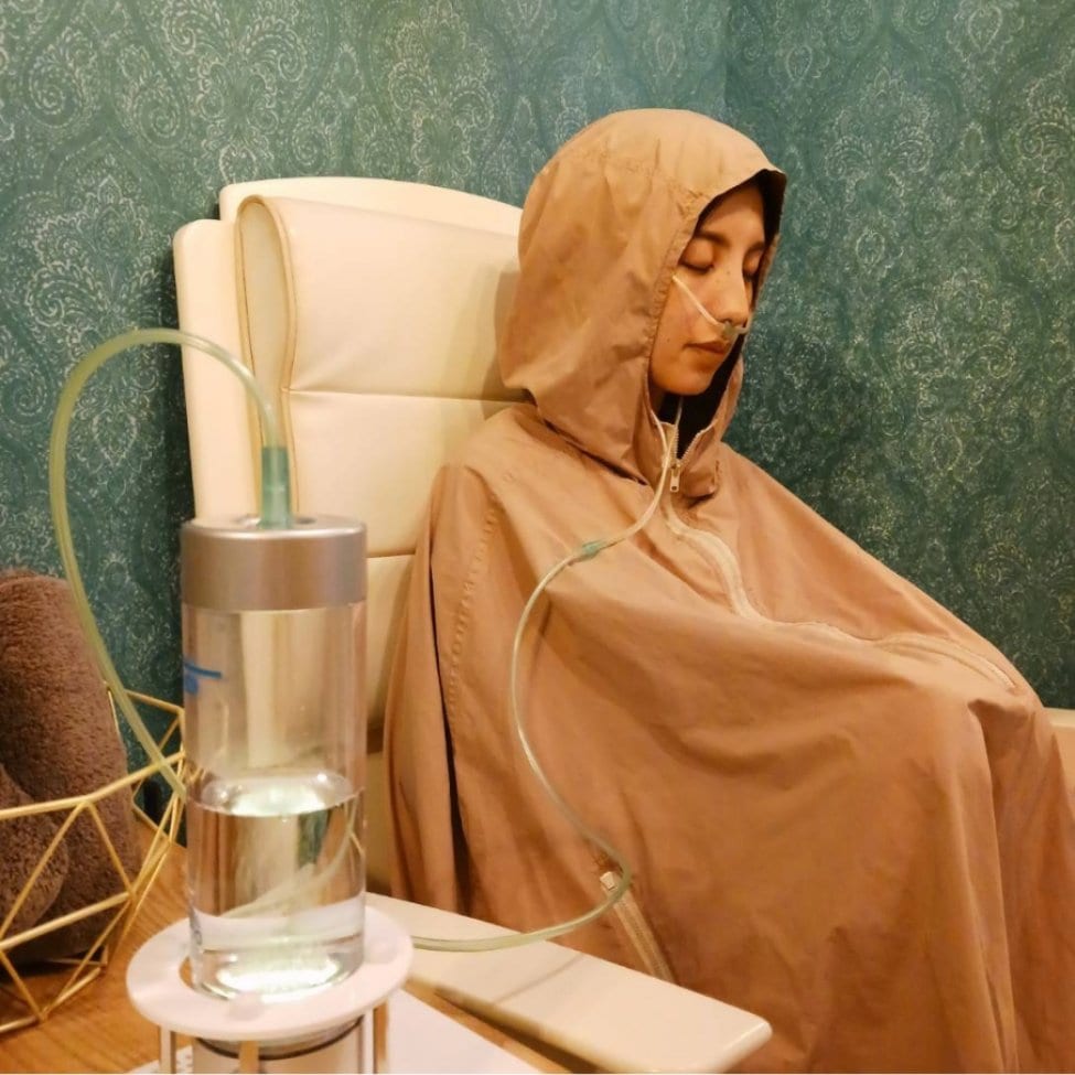 よもぎ蒸し＆高濃度水素吸入